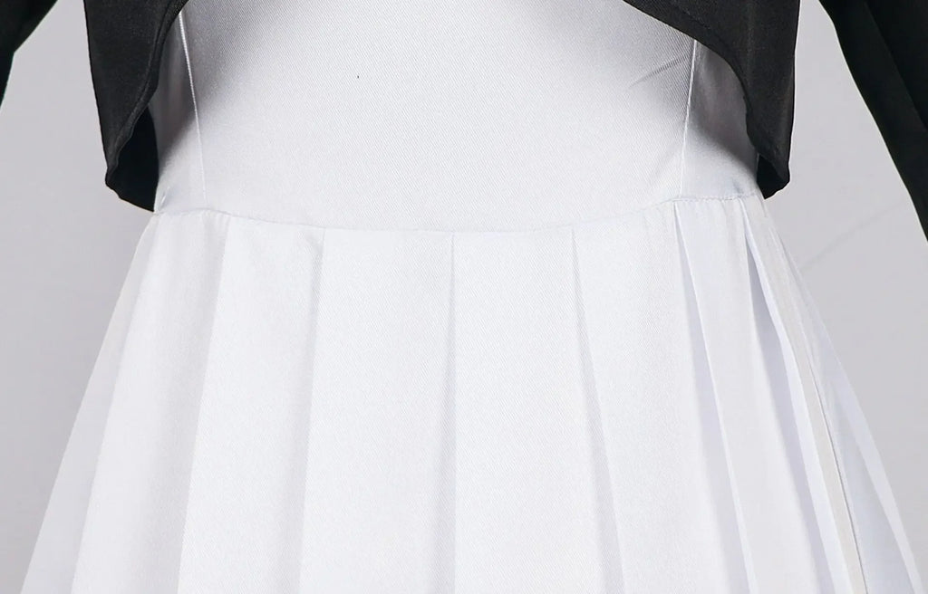 Anime Konohoshi Umika Cosplay Costume Manga Time Kirara White Dress Black Mini Coat School Jk Uniform Halloween for Girls