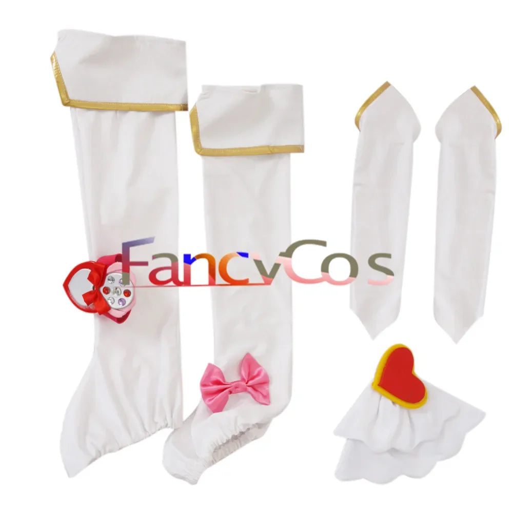 Anime Pretty Cure Lovely HappinessCharge PreCure! Megumi Aino Dress Cosplay Costume Anime Maid Lolita Custom Made Halloween