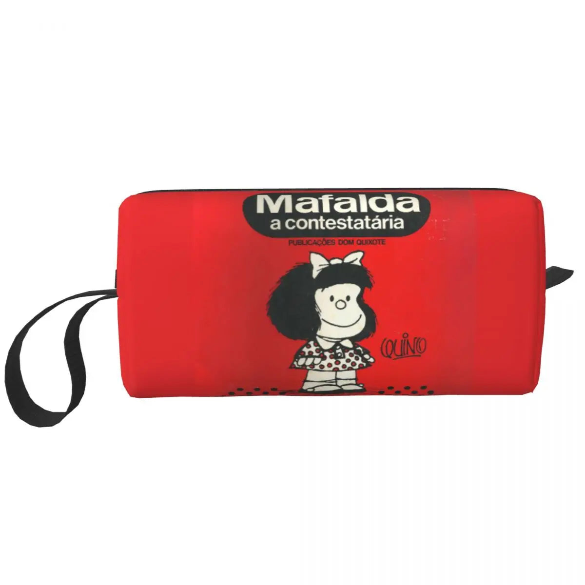 Custom Humor Manga Mafalda Travel Toiletry Bag Women Quino Argentina Cosmetic Makeup Bag Beauty Storage Bags Dopp Kit Box Case