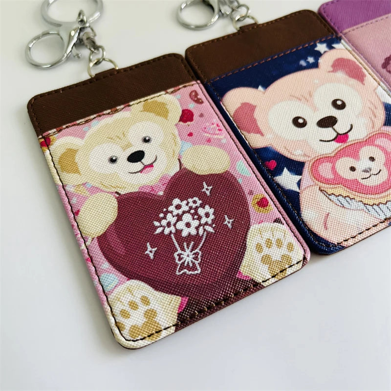 Disney Duffy StellaLou ShellieMay Anime Card Holder Cartoon Storage Bags Coin Wallet Handbag Kid Girl Birthday Gift
