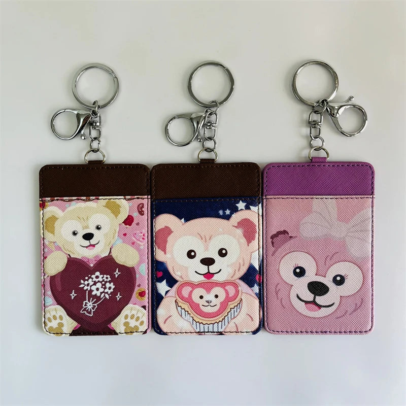 Disney Duffy StellaLou ShellieMay Anime Card Holder Cartoon Storage Bags Coin Wallet Handbag Kid Girl Birthday Gift