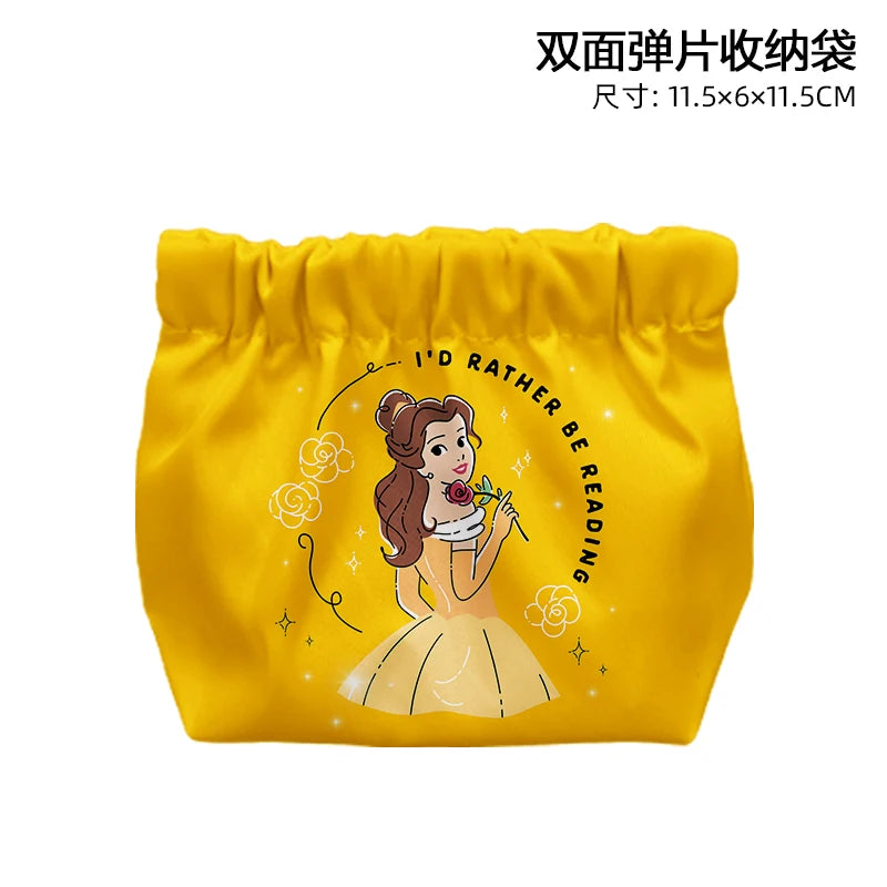 Disney Princess Cinderella T8841 Anime Briefcases Coin Bag Cartoon Makeup Bag Casual Purses Card Storage Handbag Gift